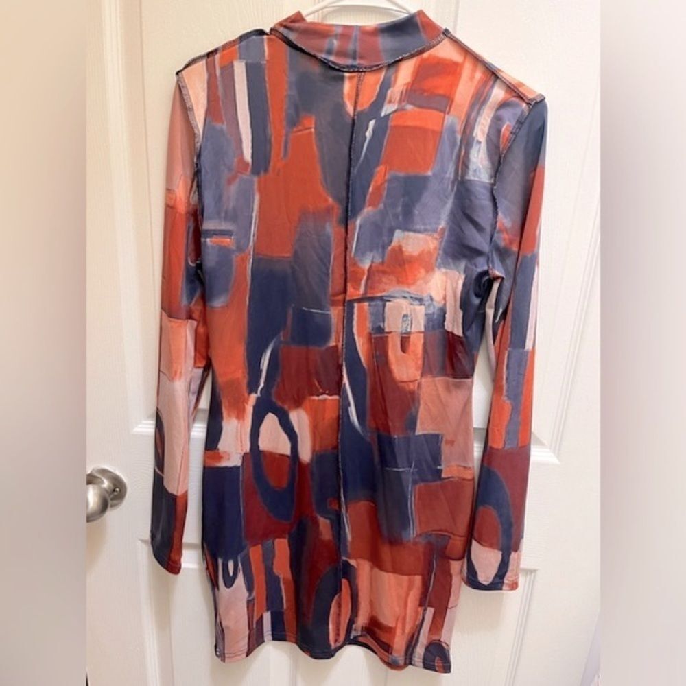Casual Colorful Bodycon Mini Dress - Picture 3 of 4